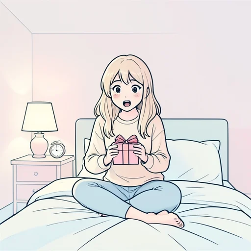 彼女は興奮して眠れなかった - Bildwörterbuch