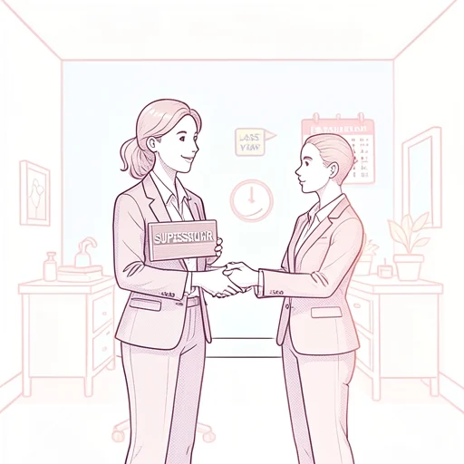 彼女は去年入社して今は主任に昇進した - Bildwörterbuch