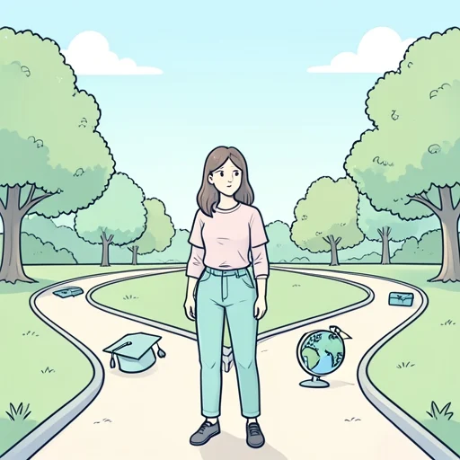 彼女はまだ若いからもっと可能性を広げられる - Bildwörterbuch