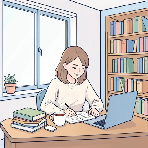 彼女は学の道を究めたいって - Bildwörterbuch