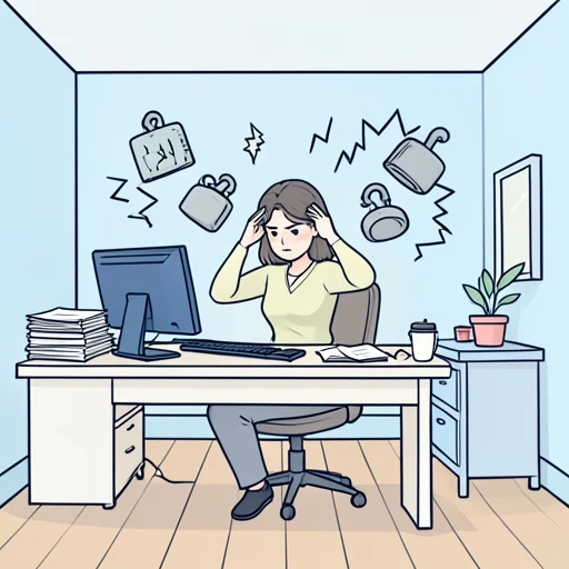 彼女は身も詰まる思いをしながら働いた - Bildwörterbuch