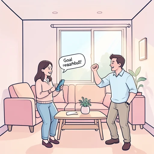 彼女は目標に達したと言った - Bildwörterbuch