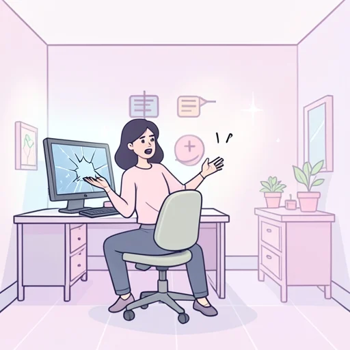 彼女は問題点に気づいたら直ちに対処する必要がある - Bildwörterbuch