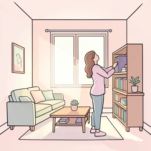 彼女は斜めの視点で物事を見るようにしてる - Bildwörterbuch