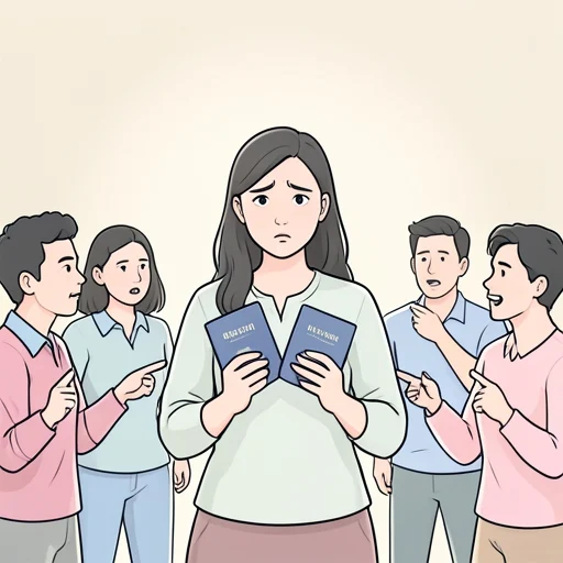 彼女は二重国籍であることがわかって大問題になった - Bildwörterbuch