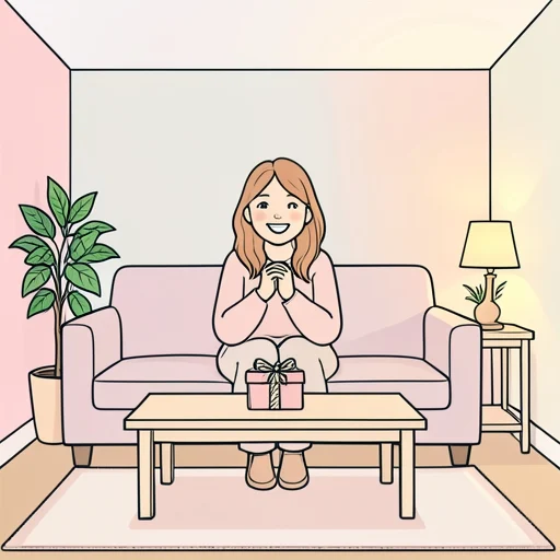 彼女は大いに喜んだ - Bildwörterbuch