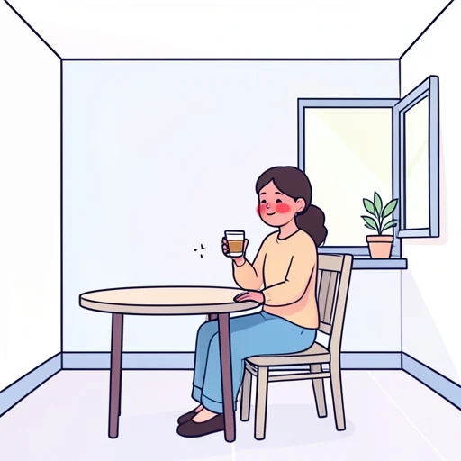 彼女はお酒を少し飲んだだけで顔が赤くなった - Bildwörterbuch