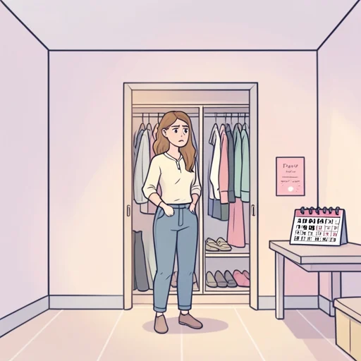 彼女はパーティーの服装に悩んだ - Bildwörterbuch