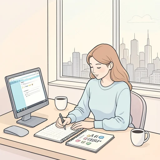 彼女は来年に向けて新しいことに挑戦する計画を立ててる - Bildwörterbuch