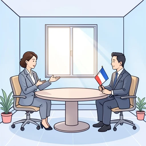 彼女は来日したフランスの大使と会談した - Bildwörterbuch