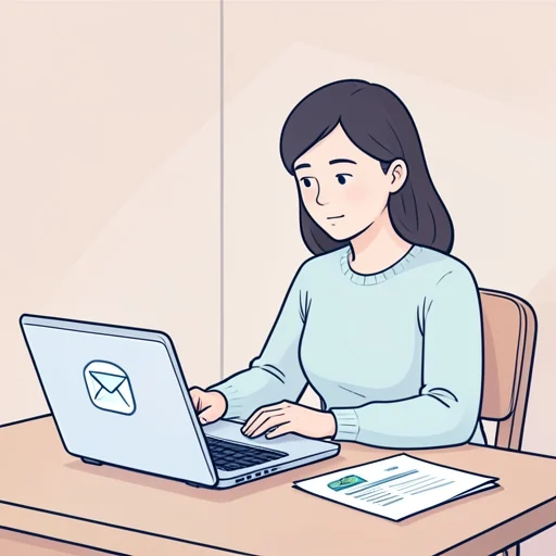 彼女は履歴書をそのまま送った - Bildwörterbuch