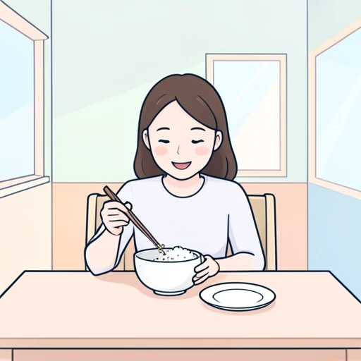彼女は料理を残らず食べた - Bildwörterbuch