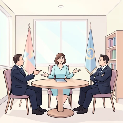 彼女は政府との協議を重ねて制度の改正を訴えた - Bildwörterbuch