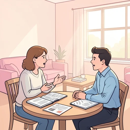 彼女は政治的問題について深く論じた - Bildwörterbuch