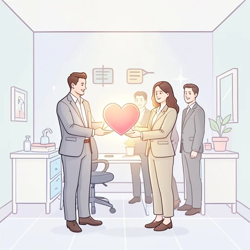 彼女は社内で評判がいい - Bildwörterbuch