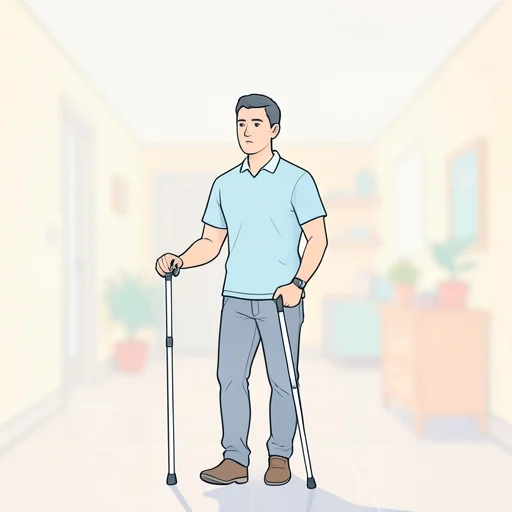 彼女は視覚に障害がある - Bildwörterbuch