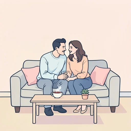 彼女は親密な関係を築いた - Bildwörterbuch