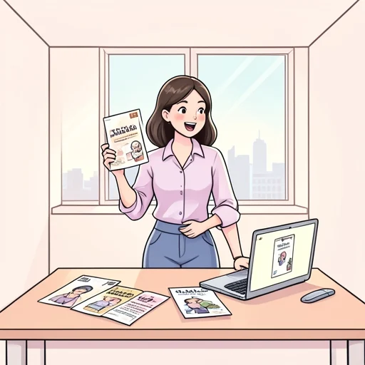 彼女は新製品の宣伝に精力的に取り組んでいる - Bildwörterbuch