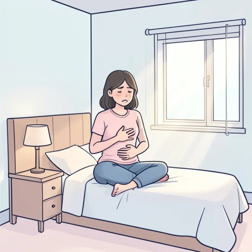 彼女は身体の調子が悪いと言った - Bildwörterbuch