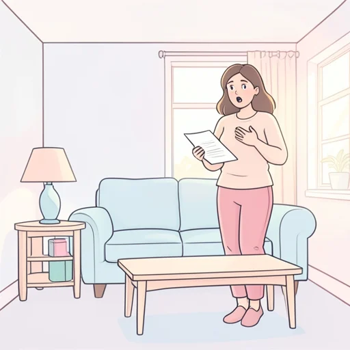 彼女はその知らせに全身で反応した - Bildwörterbuch