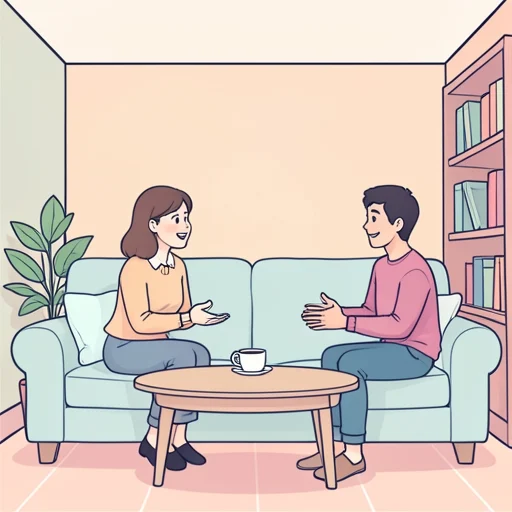 彼女は少しだけ自分の意見を言った - Bildwörterbuch
