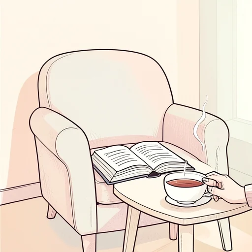 彼女は少しでも時間があれば本を読むようにしてる - Bildwörterbuch