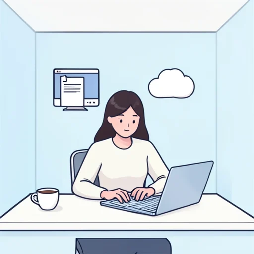 彼女は大量の顧客データを管理してる - Bildwörterbuch