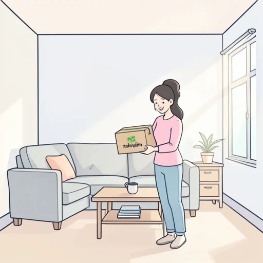 彼女は宅急便で荷物を受け取った - Bildwörterbuch