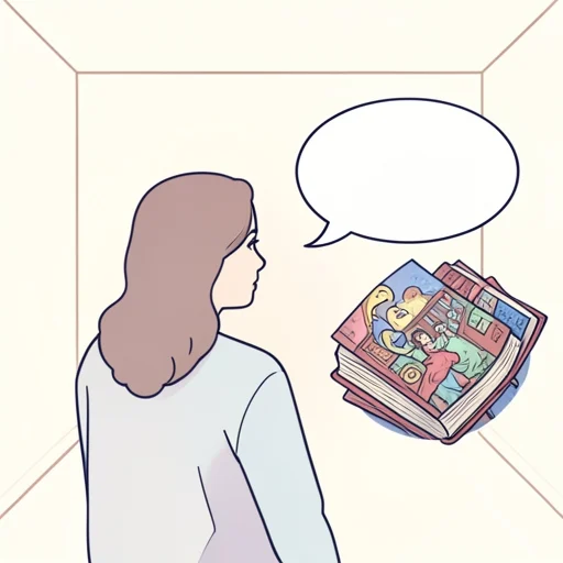 彼女は単純な話が好きではない - Bildwörterbuch