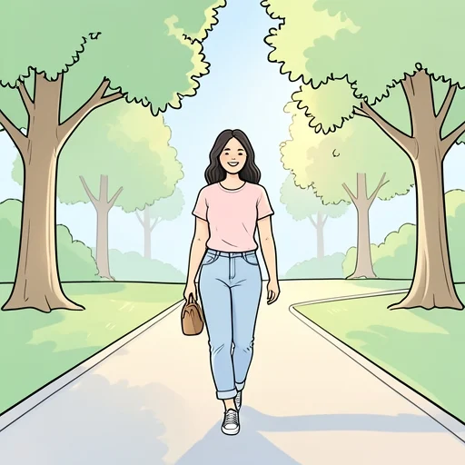 彼女は時々は一人で出かけてリフレッシュしてる - Bildwörterbuch