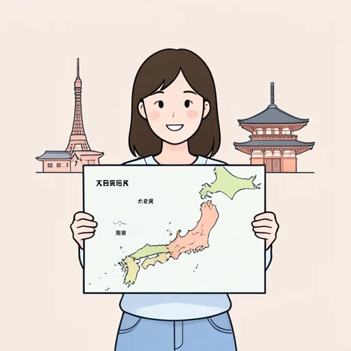 彼女は東京と京都の地方を両方知っている - Bildwörterbuch