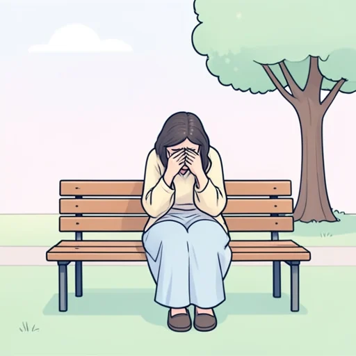 彼女は友達の死を聞いてたまらない悲しみに襲われた - Bildwörterbuch
