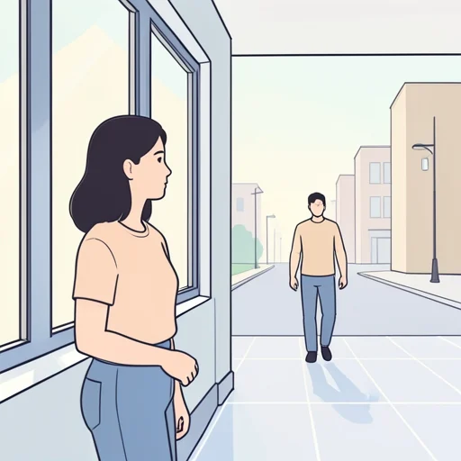 彼女は通り過ぎるのを待った - Bildwörterbuch