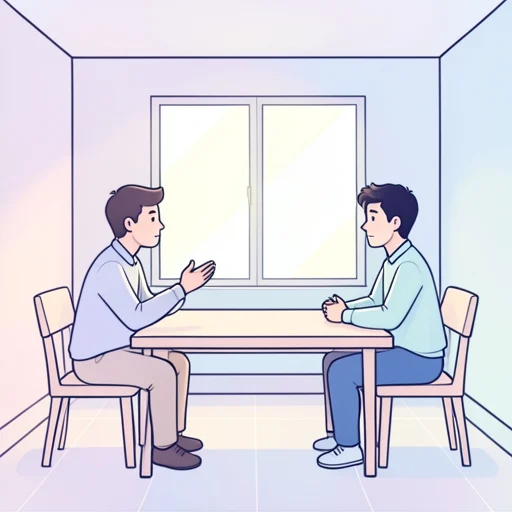 彼女は私と意見を異にする - Bildwörterbuch