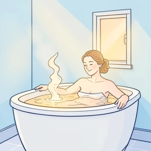 彼女はゆっくり体が温まってきた - Bildwörterbuch