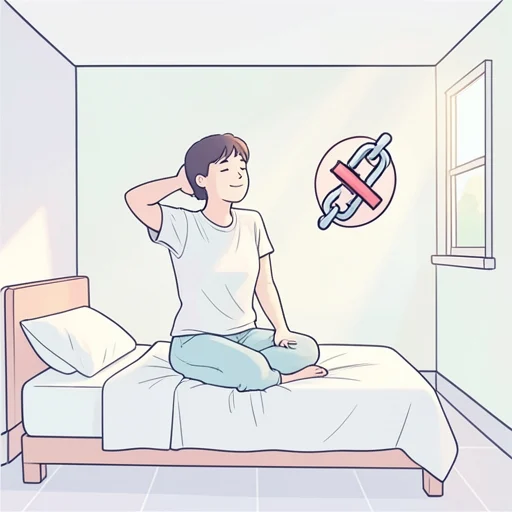 体の痛みが取れた - Bildwörterbuch