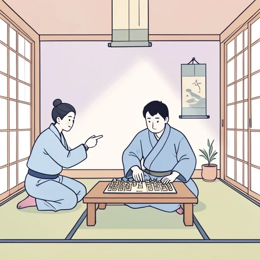 彼、あの人は将棋の名人だ - Bildwörterbuch