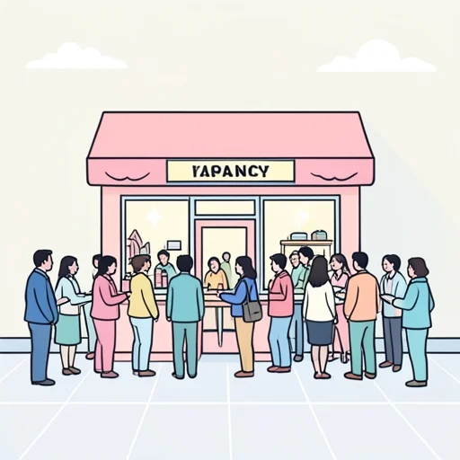 彼、あの店は人気があっていつも混んでるって - Bildwörterbuch