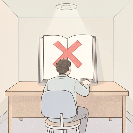 彼、あの失敗を反省してない - Bildwörterbuch