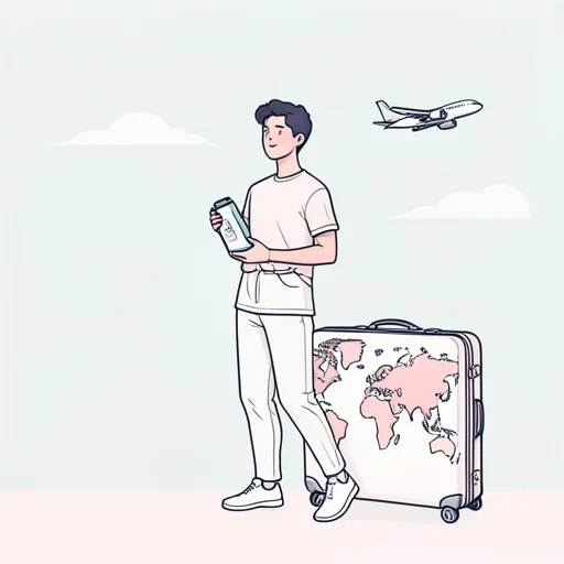 彼、あの商品は海外で流行してる - Bildwörterbuch