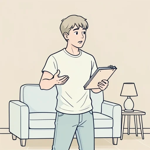 彼、ちゃんと理由があるはずだと主張した - Bildwörterbuch