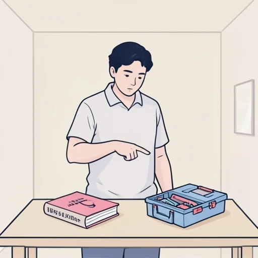 彼、二つの選択肢を比較して決めた - Bildwörterbuch