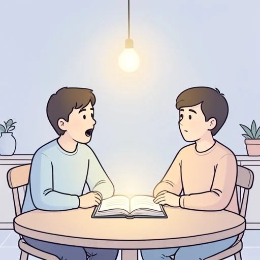 彼が話したことは全て本当だ - Bildwörterbuch