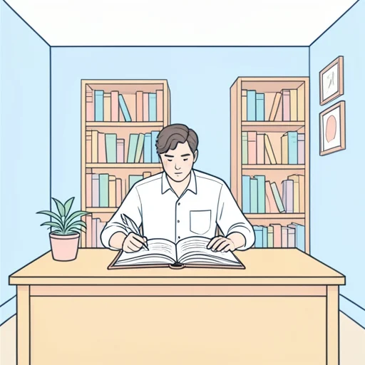 彼が本を書いた - Bildwörterbuch
