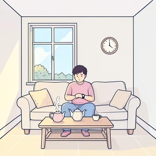 彼が来るかどうかまだ分からないので少し待とうか - Illustrated Dictionary