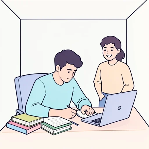 彼が成功するに違いないと感じている - Illustrated Dictionary