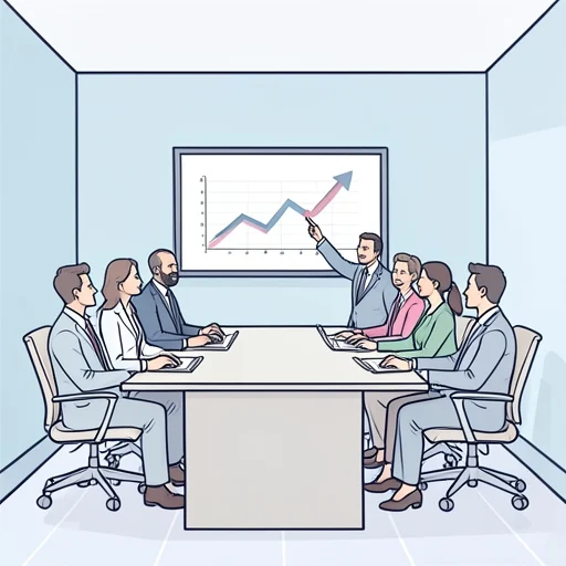 彼、会社は事業の前進を目指してる - Bildwörterbuch