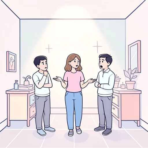 彼女の言葉の解釈が分かれなかった - Bildwörterbuch