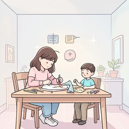 彼女は彼にそっくりな人形を作った - Bildwörterbuch