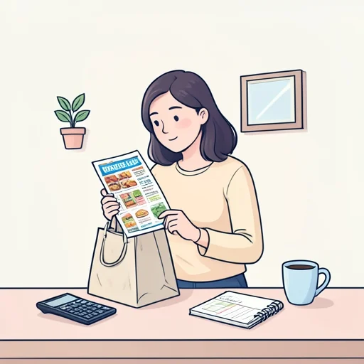 彼女は毎月の支出を節約してる - Bildwörterbuch